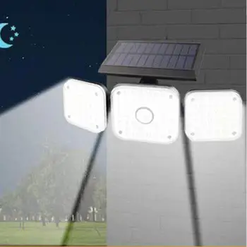 112 LED-uri Lumini Solare de Mișcare în aer liber Senzor Lumini de Securitate 3 Moduri de 270° Unghiul Larg de Iluminare rezistent la apa IP65 Lumina de Perete pentru Curte
