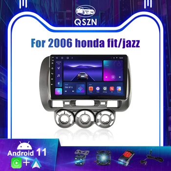 2 din Android 12 Carplay Radio Auto Pentru HONDA 2004-2006FIT/JAZZ Player Multimedia 2Din Stereo DVD GPS Unitatea de Cap
