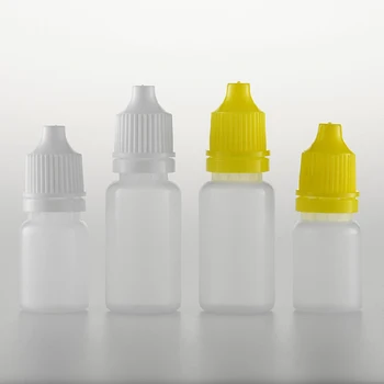 200pcs 5ml /10 ml de Reciclare Cosmetice Mici Clar Moale Sticlă Containere Eșantion de Plastic Gol Compresibil Ochi Lichid Flacon Picurător