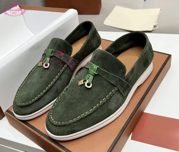 2023 Designer de Lux pentru Femei Mocasini piele de Căprioară 2023 Plat Mocasines Pantofi pentru Bărbați de Conducere Pantofi Sport femei Pantofi Casual Pantofi de Mers pe jos