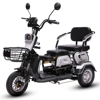 48V 12/20A Electro-Tricicleta Mic Auto-Ricșă Baterie cu Litiu Flexibil Absorbție de Șoc Anti-derapare Multi-mod Dual de Frână cu Tambur