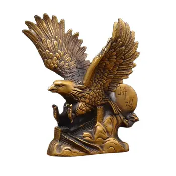 Alamă Statuie Ambarcațiuni Eagle Creative De Mari Dimensiuni De Acasă Decorare Articole Din Bronz Dapeng Își Întinde Aripile Acasă Bronz Ambarcațiunile De Vultur Decor
