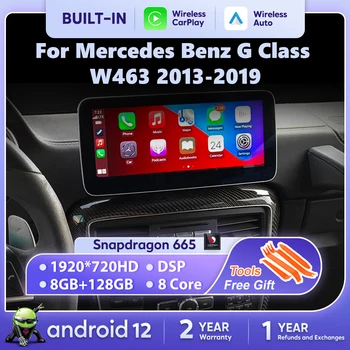 Android Auto Wireless CarPlay Pentru Mercedes Benz G Class W463 2013-2019 Player Multimedia, Navigare GPS WiFi Stereo Autoradio