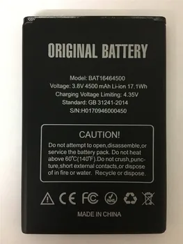 DOOGEE T5 de Înlocuire a Bateriei BAT16464500 4500mAh de Mare Capacitate Li-ion Baterie de Rezervă Pentru DOOGEE Lite T5 Telefon Inteligent