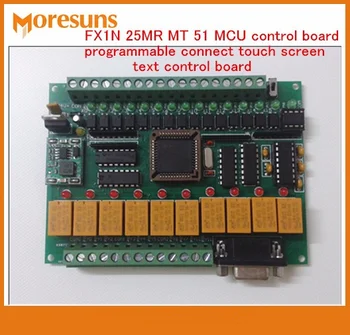 Fast Free Nava 2 buc PLC de control industrial bord FX1N 25MR MT 51 MCU Programabile Connect cu ecran tactil text placa de control a modulului de