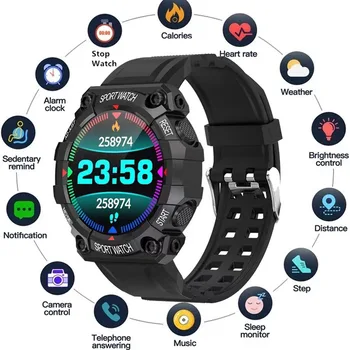 FD68 Noi Ceasuri Inteligente Bărbați Femei Bluetooth Smartwatch Atingeți Ceas Inteligent de Fitness Brățară Conectată Ceasuri Sport pentru IOS Android