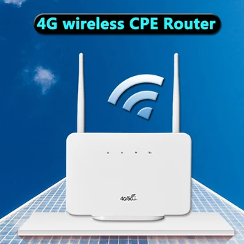 Hotspot Wireless 300Mbps Router 4G Modem Wireless Antenă Externă cu Slot pentru Card Sim UE Plug pentru Călătorie Acasă Accesorii de Lucru