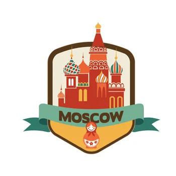 M1063# Moscova, Rusia Oraș Lume de Călătorie PVC Motocicleta Masina Autocolant Decor Accesorii Auto Pegatinas Para Coches