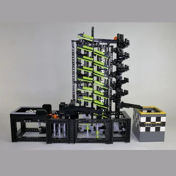 MOC-82568 Stoggered Lift GBC Building Block Model Îmbinat Jucarie Copii Puzzle Cadou