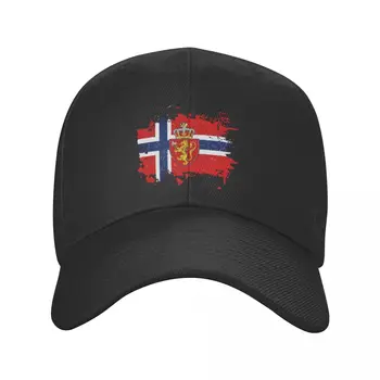 Noi Personalizate Stema Din Norvegia Șapcă De Baseball Bărbați Femei Respirabil Steagul Norvegiei Tată Mândru Pălăria În Aer Liber