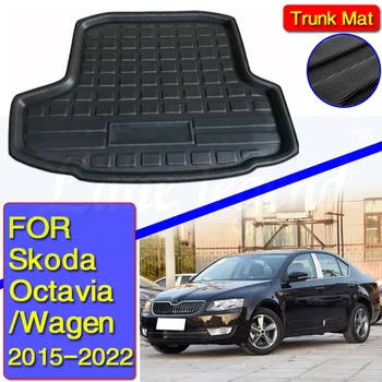 Pentru Skoda Octavia 2015-2022 Octavia Wagen Închiriere Spate Boot Liner Portbagaj Cargo Mat Tava Covor Podea Noroi Pad Protector Impermeabil Pad