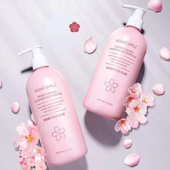 Sakura Gel De Duș Hidratant Femei Body Wash Elimina Gras Cherry Blossom Parfum Licitație De Albire A Repara Corpul Curățat