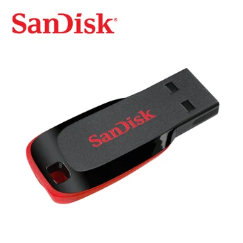SanDisk 100% original CZ50 USB flash de 64gb, 128gb usb2.0 disc flash USB stick memory stick 16gb memorie de 8gb plastic Ustick 32GB
