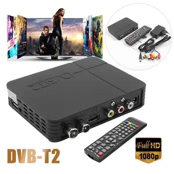 Terestre Receptor HD 1080P Digital PVR K2 DVB-T2 de Radiodifuziune TV Tuner Box MPEG-2/4 H. 264 Suport HDMI cu Telecomanda