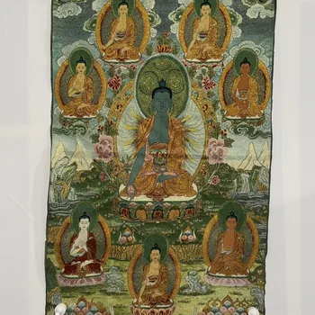 Thangka Brodate Șapte Stele Buddha Dimensiune: 60X90CM